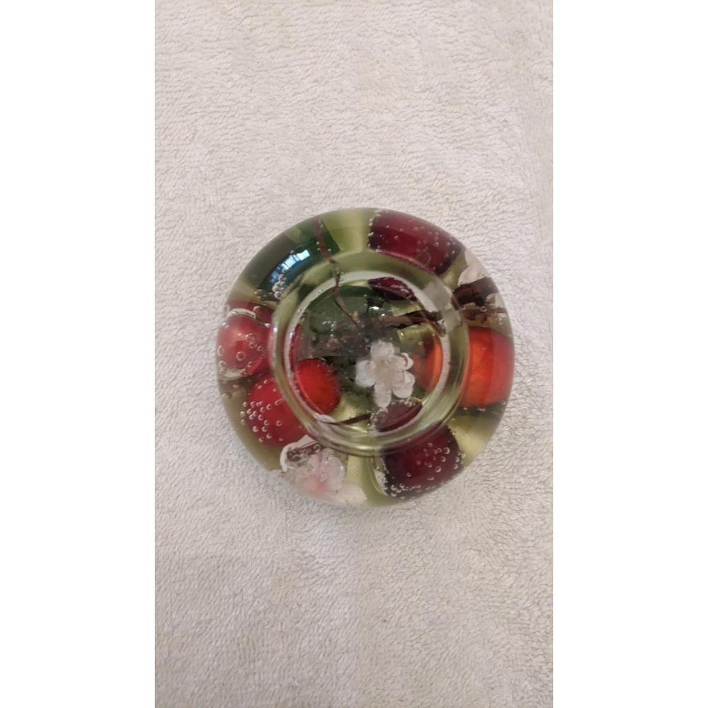 Dreamlight Candleholder Gilde TraumLicht Glass Made in Germany Strawberry Summer